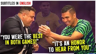 Ronaldo and Casemiro postmatch interview  Brazil 1  0 Switzerland  RonaldoTV [upl. by Gadmon2]