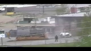 Man goes on bulldozer rampage through Granby Colorado [upl. by Ute579]