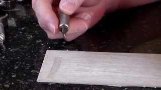 Polishing a swivel knife blade [upl. by Assenev]