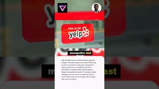 Yelp sues Google for antitrust violations [upl. by Enidlareg]