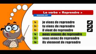 Les verbes conjugués  Reprendre  Futur récent [upl. by Anaj]