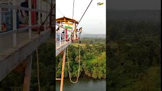 The Thrill of Flying 🕊 Kolad Bungee Jumping adventure bungeejumping india maharashtra [upl. by Kean645]