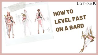 Lost Ark 150 FAST Level Up Skill Guide Bard [upl. by Lolanthe]