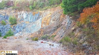 Sampling A High Grade Ore Body  Gold amp Silver Found In A Massive Quarry [upl. by Nylhtac]