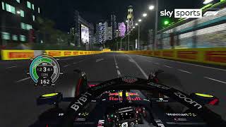 Assetto Corsa  RB18  Under the lights at Marina Bay [upl. by Ahsitnauq]