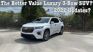 2022 Chevy Traverse High Country TEST DRIVEFULL REVIEW [upl. by Fates]