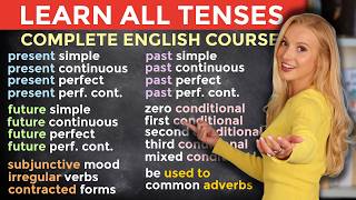 Learn ALL Tenses in English The Complete Course [upl. by Drucy]