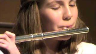 Allegretto by Benjamin Godard performed by Rachel Zea Flute [upl. by Naihtniroc]