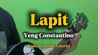 Lapit  Yeng Constantino Guitar Chords Tutorial With Lyrics [upl. by Anialram]