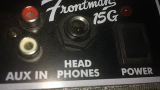 Fender Frontman 15G Amplifier Review [upl. by Ainel]