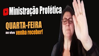 AO VIVO MINISTRAÇÃO PROFÉTICA QUARTAFEIRA  Pastora Alessandra Serrano [upl. by Noswal]