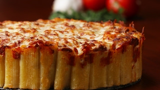 Cheesy Rigatoni Pie [upl. by Ramsa]