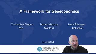 A Framework for Geoeconomics [upl. by Gnuhn]