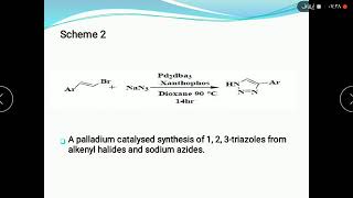 triazole synthesis and reactions organic chemistry group MAB7 [upl. by Evilc]