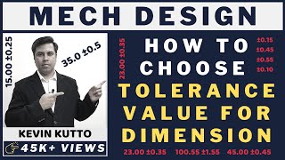 How to choose tolerance value for the dimension Engineering Limits amp Tolerance [upl. by Sorenson]