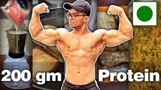 Full day of eating on lean bulk  2800 Calories  200 gm protein  vegetarian [upl. by Lietman]