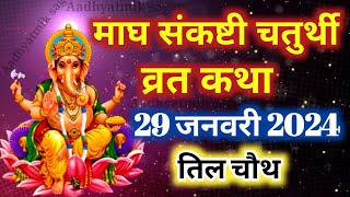 माघ मास संकष्टी चतुर्थी व्रत कथा  Sankashti Chaturthi Vrat Katha  संकष्टीचतुर्थी की कहानी [upl. by Reilly972]