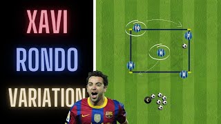 Xavi Rondo Variation  Barcelona Training  FootballSoccer  2021 [upl. by Fording163]