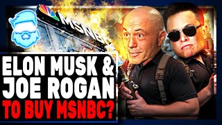 Elon Musk TO BUY MSNBC amp Joe Rogan Takes Over For Rachel Maddow WHAT THE This Is Insane [upl. by Ylrae]