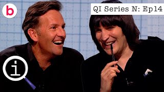 QI Series N Episode 14 FULL EPISODE  With Noel Fielding Colin Lane amp Sarah Millican [upl. by Chuch]