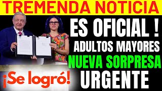 💥AMLO LO LOGRÓ❗ URGENTE SEPAN ESTO DE SU pension ADULTOS MAYORES💥CONFIRMADO ADIOS PENSIONES BAJAS [upl. by Hashimoto]