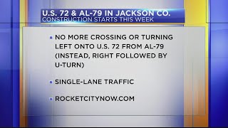 ALDOT to start safety modifications at US 72 Alabama 79 intersection [upl. by Fisk]