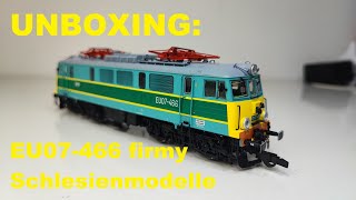 UNBOXING EU07466 firmy Schlesienmodelle [upl. by Llevron]