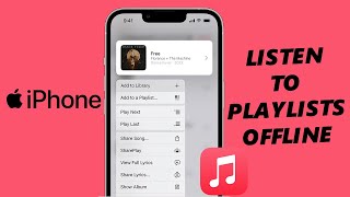 iPhone How To Download ALL Songs In a Playlist For Offline Listening On Apple Music [upl. by Aihsiek505]