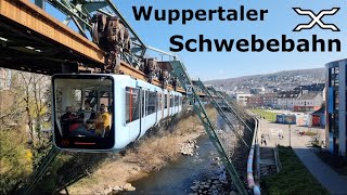 Wuppertaler Schwebebahn  Suspension Railway  Wuppertal  WSW  VRR  Germany  2022 [upl. by Crawley]