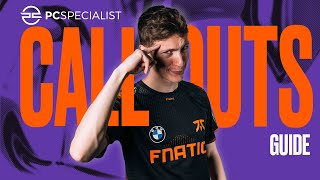 VALORANT CALLOUTS GUIDE with Boaster  Fnatic Valorant powered by PCSpecialist [upl. by Guimar]