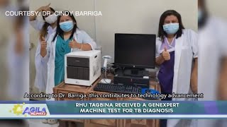 RHU Tagbina received a genexpert machine test for TB diagnosis [upl. by Denman]