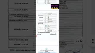 🔥Cbse class 10amp12 final exam datesheet 2025  class 10 datesheet 2025 class 12 datesheet 2025 cbse [upl. by Ynahpit]