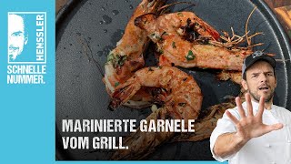 Schnelles Marinierte Garnele vom Grill Rezept von Steffen Henssler [upl. by Kamp]