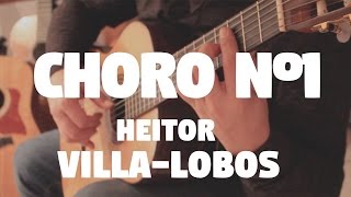 Heitor Villa Lobos quotChoro No 1quot by Fabio Lima [upl. by Annaillil]