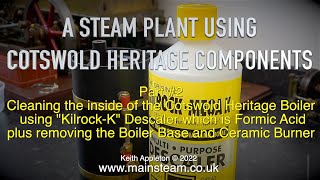 A STEAM PLANT USING COTSWOLD HERITAGE COMPONENTS  PART 2 [upl. by Olmsted]