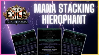 POE 324 Mana Stacking Archmage League Starter Concept [upl. by Venterea]