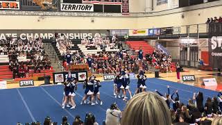 Bothell High School Cougars  WIAA Cheerleading State Championships 2024 [upl. by Oivalf]