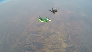 Skydiver Jumps 25000 Feet Without Parachute Makes Record [upl. by Lalaj]