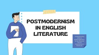 Postmodernism in English Literature [upl. by Ahsiemac]