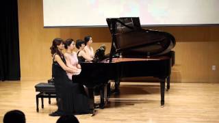 구노 파우스트 왈츠Gounod Faust Waltz 2 piano 8 hands  황미나 한혜정 이지영 김주현 [upl. by Vaios885]