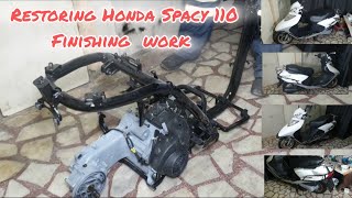 Restoring Honda Spacy 110 Model 2013 PART 5  Final [upl. by Johnsten]