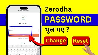 Zerodha Password Reset Change  Zerodha Ka ID Aur Password Bhul Gaye to Kya Kare [upl. by Jermain484]