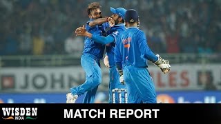 India v New Zealand fifth ODI Amit Mishra blows visitors away in decider  Wisden India [upl. by Annua]