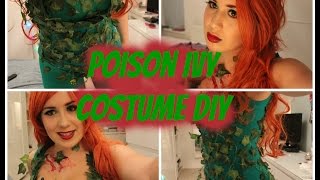 Poison Ivy Costume DIY  HALLOWEEN [upl. by Eadahc]