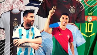 Reacting to FIFA World Cup Kits 2022 [upl. by Yotal]