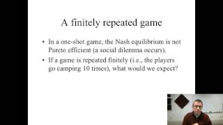 Game Theory Repeated Games finitely repeated [upl. by Slater]