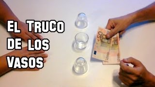 ✔ La Apuesta de los Vasos Truco Apuesta Magia [upl. by Ynnod912]