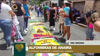 El Solidario  Cultura Solidaria  Alfombras de Araira [upl. by Cran273]