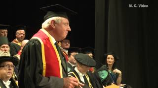 Tim Baker Honorary Fellowship Glyndwr [upl. by Nav1]