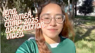 IENA SUMMER CAMP 2025 APPLICATION VIDEO  Camp Counselor [upl. by Hedberg]